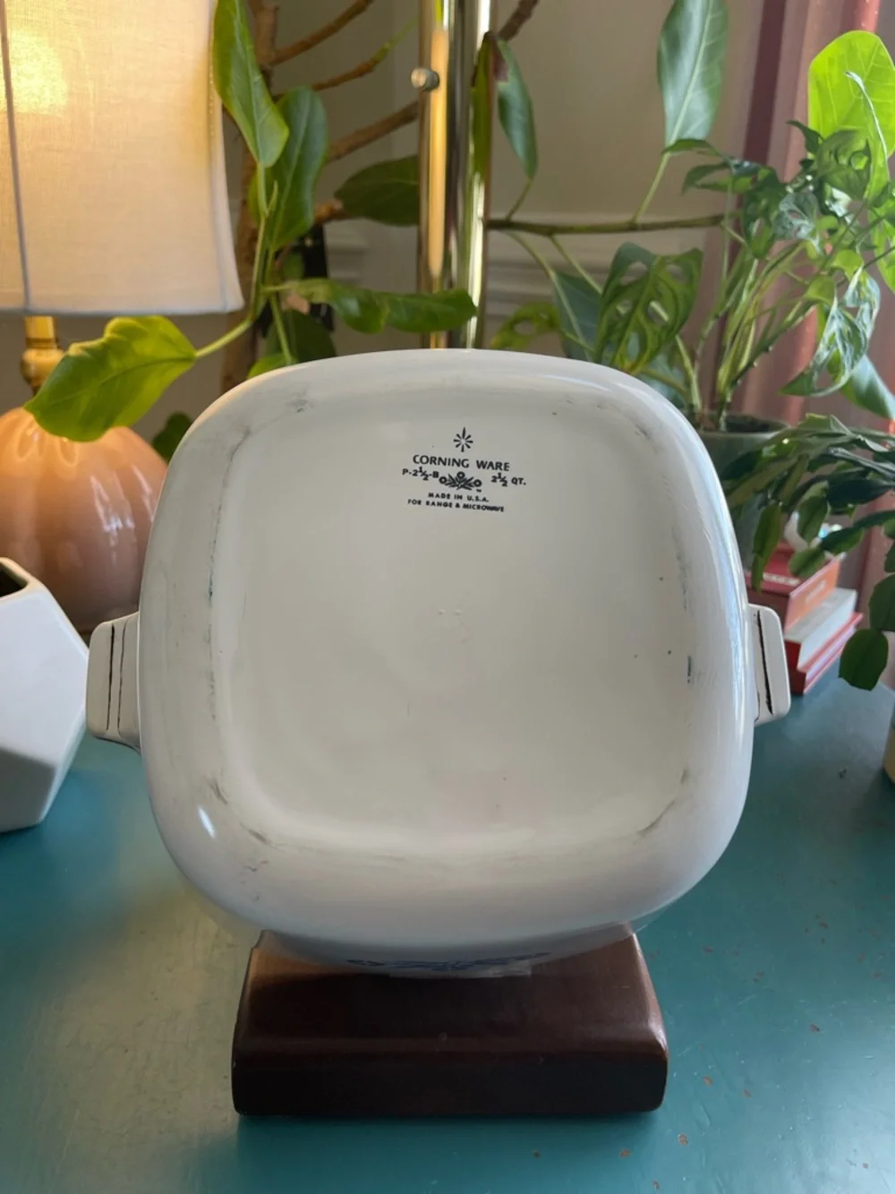 Vintage Corning Ware Blue Cornflower 2.5 Qt Casserole Dish - No Lid